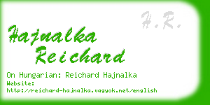 hajnalka reichard business card